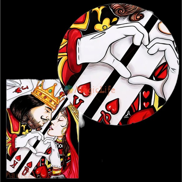 King And Queen Playing Card Wall Picture - Picture 2 of 5